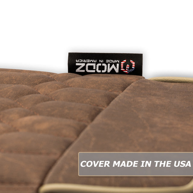 MODZ® Flip4 RS Custom Golf Cart Rear Seat Kit - Brown - Choose Pattern and Accent Colors