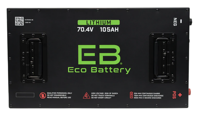 72V 105AH LiFePO4 Individual Battery - Eco Battery