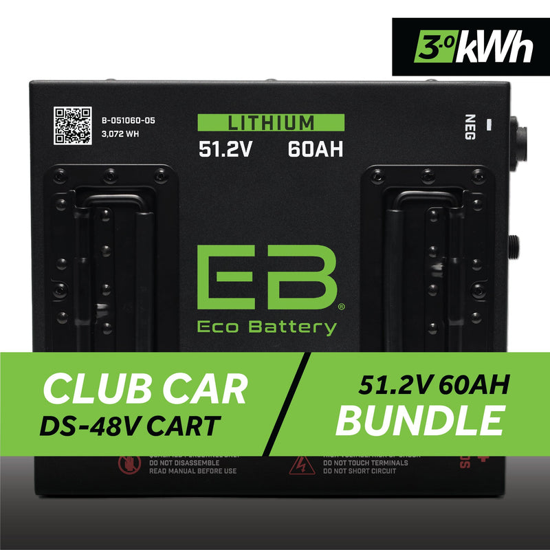 51V 60AH Battery Bundle / Club Car DS