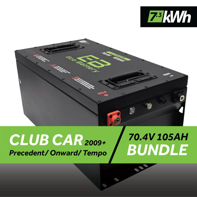 70V 105AH Battery Bundle / Club Car Precedent/Onward/Tempo / 2009+