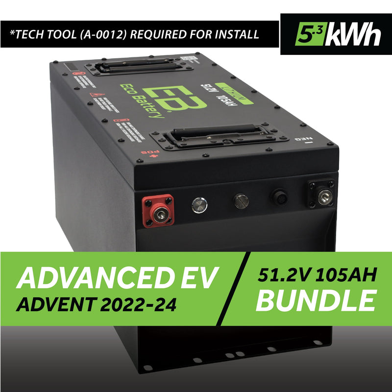 48V 105AH Skinny Battery Bundle / Advanced EV Advent / 2022-24 - Eco Battery