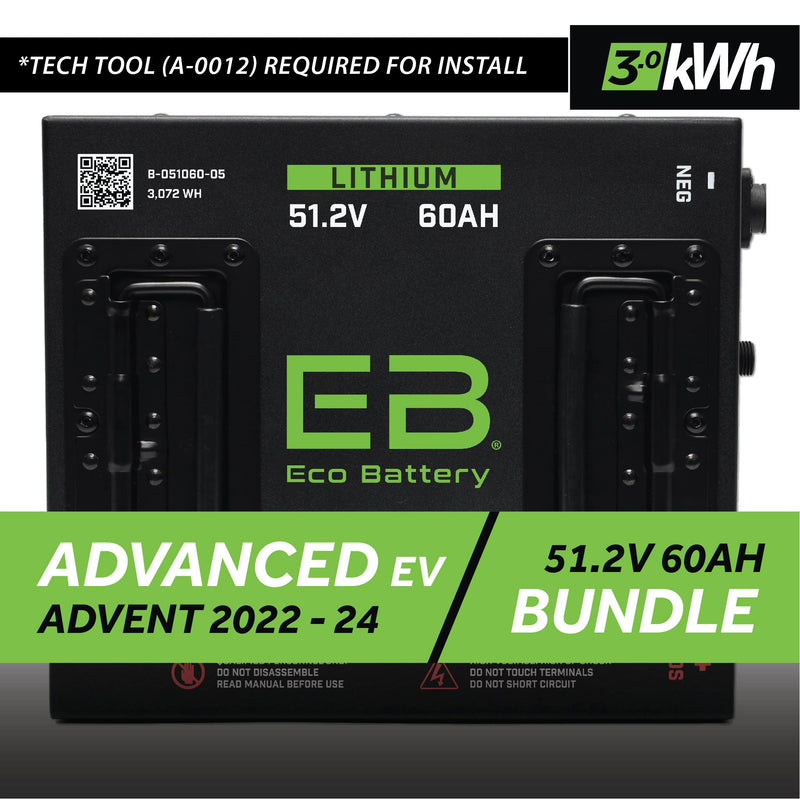 51V 60AH Battery Bundle / Advanced EV Advent / 2022-24