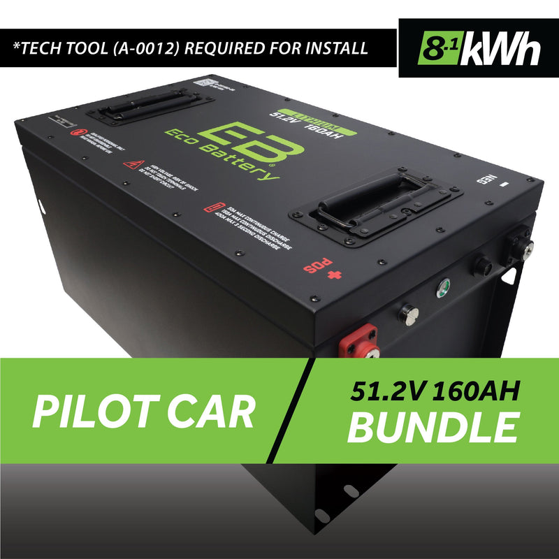 51V 160AH Battery Bundle / Pilot Car