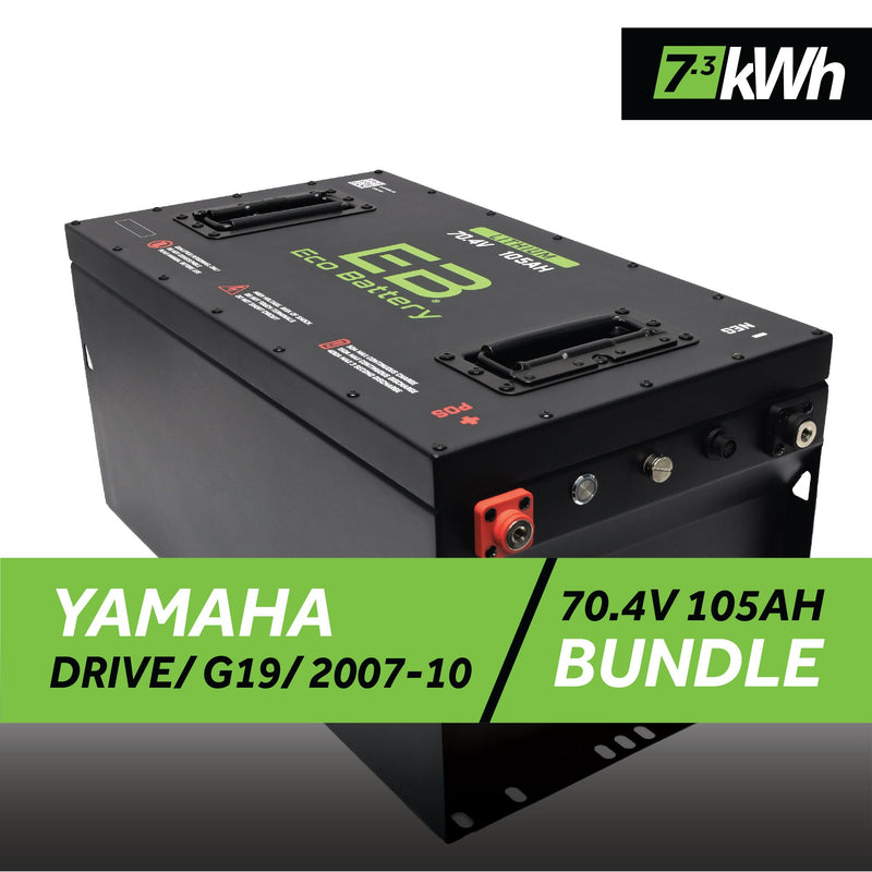 72V 105AH Battery Bundle / Yamaha Drive/G29 / 2007-10 - Eco Battery