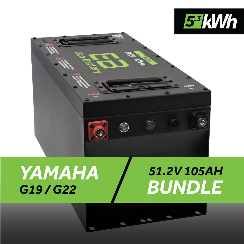 51V 105AH Skinny Battery Bundle / Yamaha G19/G22