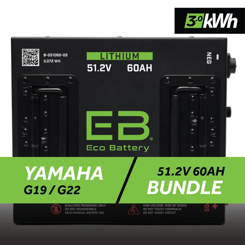 51V 60AH Battery Bundle / Yamaha G19/G22