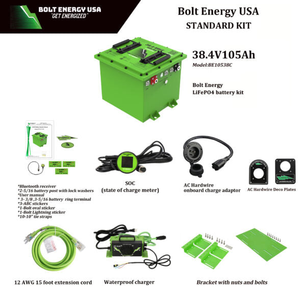 36-Volt / 105-AH Standard Kit “Classic” - Bolt Energy USA