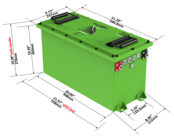 48-Volt / 105-AH Standard Kit “Thin” - Bolt Energy USA