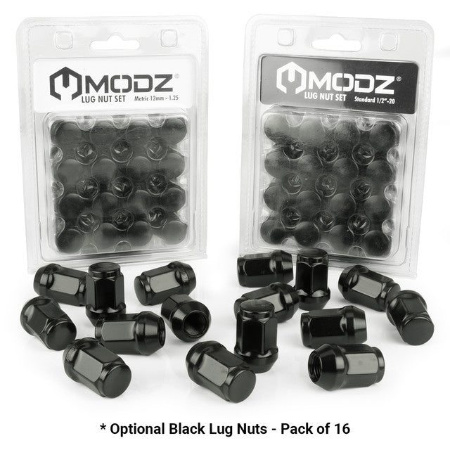 MODZ® 10" Steel Matte Black Wheels & Street Tires Combo