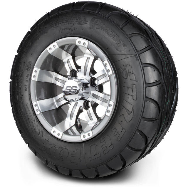 MODZ® 10" Tempest Gunmetal Wheels & Street Tires Combo