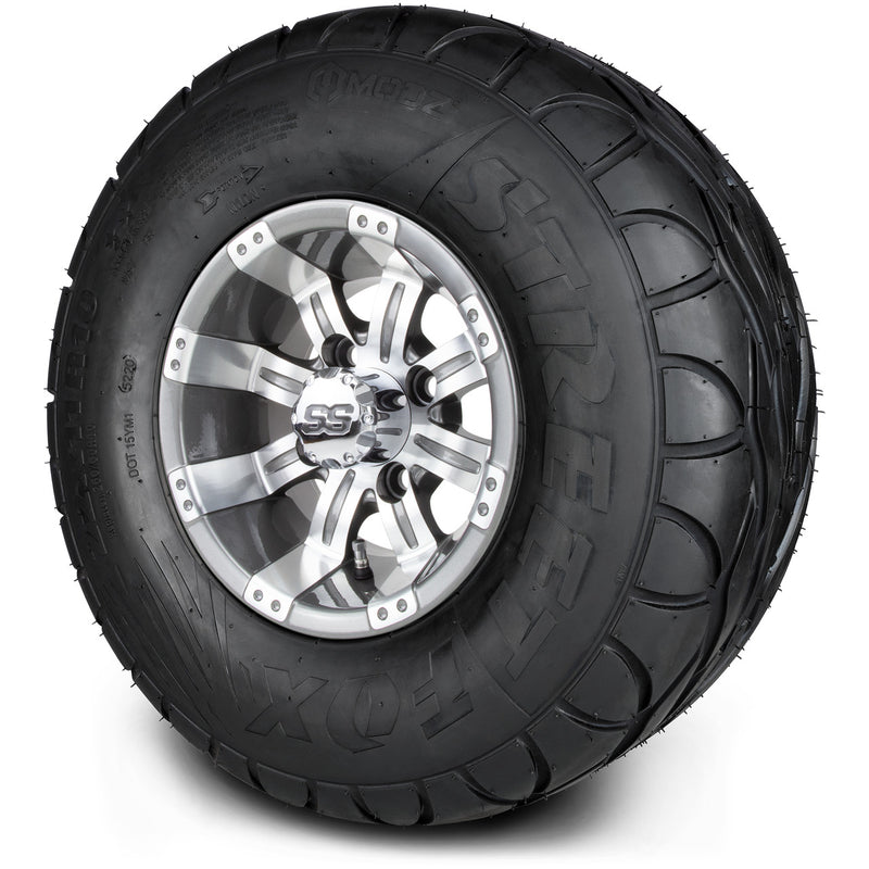 MODZ® 10" Tempest Gunmetal Wheels & Street Tires Combo