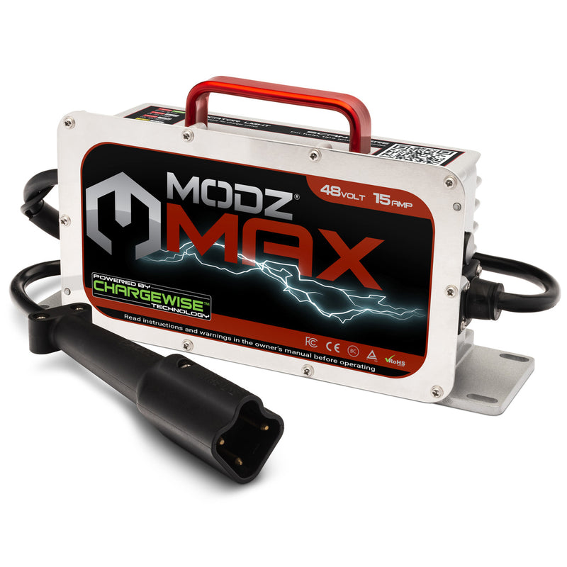 MODZ MAX48 15 Amp Yamaha G29 Drive & Drive2 Battery Charger for 48 Volt Golf Carts