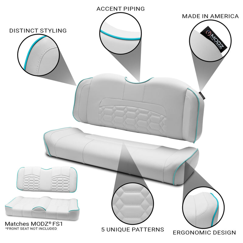 MODZ® RSC1 Rear Seat Cushion - White