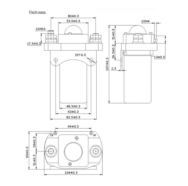 48v 400AMP Solenoid - Bolt Energy USA